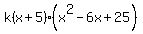k%28x%2B5%29%28x%5E2-6x%2B25%29