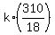 k%2A%28310%2F18%29