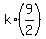 k%2A%289%2F2%29