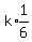 k%2Aexpr%281%2F6%29