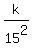 k%2F15%5E2