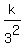k%2F3%5E2