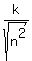k%2Fsqrt%28n%5E2%29