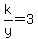k%2Fy=3