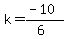 k=%28-10%29%2F%286%29