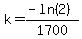 k=%28-ln%282%29%29%2F1700