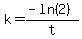 k=%28-ln%282%29%29%2Ft