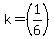 k=%281%2F6%29