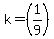 k=%281%2F9%29