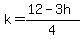 k=%2812-3h%29%2F4