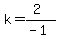 k=%282%29%2F%28-1%29