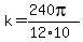 k=%28240pi%29%2F%2812%2A10%29