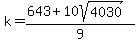 k=%28643%2B10sqrt%284030%29%29%2F9