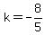 k=+-8%2F5