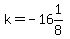 k=-16%261%2F8