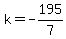k=-195%2F7