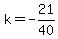 k=-21%2F40