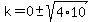 k=0%2B-sqrt%284%2A10%29