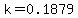 k=0.1879