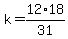 k=12%2A18%2F31