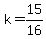 k=15%2F16