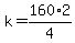 k=160%2A2%2F4