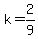 k=2%2F9