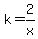 k=2%2Fx