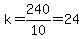 k=240%2F10=24
