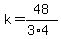 k=48%2F%283%2A4%29