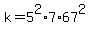 k=5%5E2%2A7%2A67%5E2