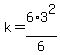 k=6%2A3%5E2%2F6