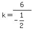 k=6%2F%28-1%2F2%29