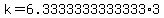 k=6.3333333333333%2A3