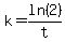 k=ln%282%29%2Ft