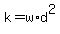 k=w%2Ad%5E2