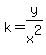 k=y%2Fx%5E2