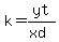 k=yt%2F%28xd%29