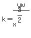k=yw%2Fx%5E%283%2F2%29