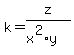k=z%2F%28x%5E2%2Ay%29