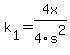 k%5B1%5D+=+4x+%2F+4s%5E2