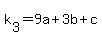 k%5B3%5D+=+9a%2B3b%2Bc