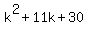 k%5E2%2B11k%2B30