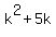 k%5E2%2B5k