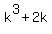 k%5E3+%2B+2k