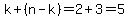 k+%2B+%28n-k%29+=+2+%2B+3+=+5