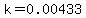k+=+0.00433