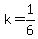 k+=+1%2F6