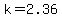 k+=+2.36