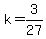 k+=+3%2F27